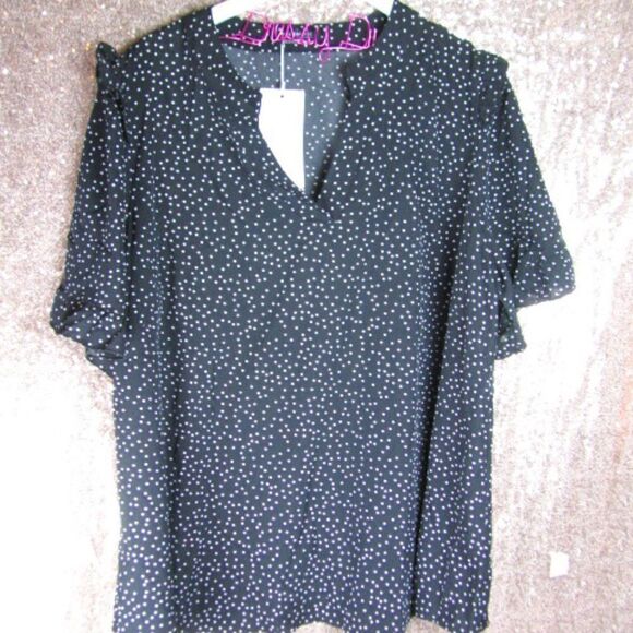 NWT BloomChic polka dot top 22/3X - Picture 2 of 8